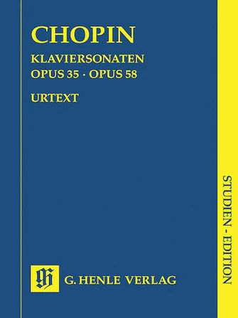 Chopin: Piano Sonatas, Op. 35 and, Op. 58 (Study Score)