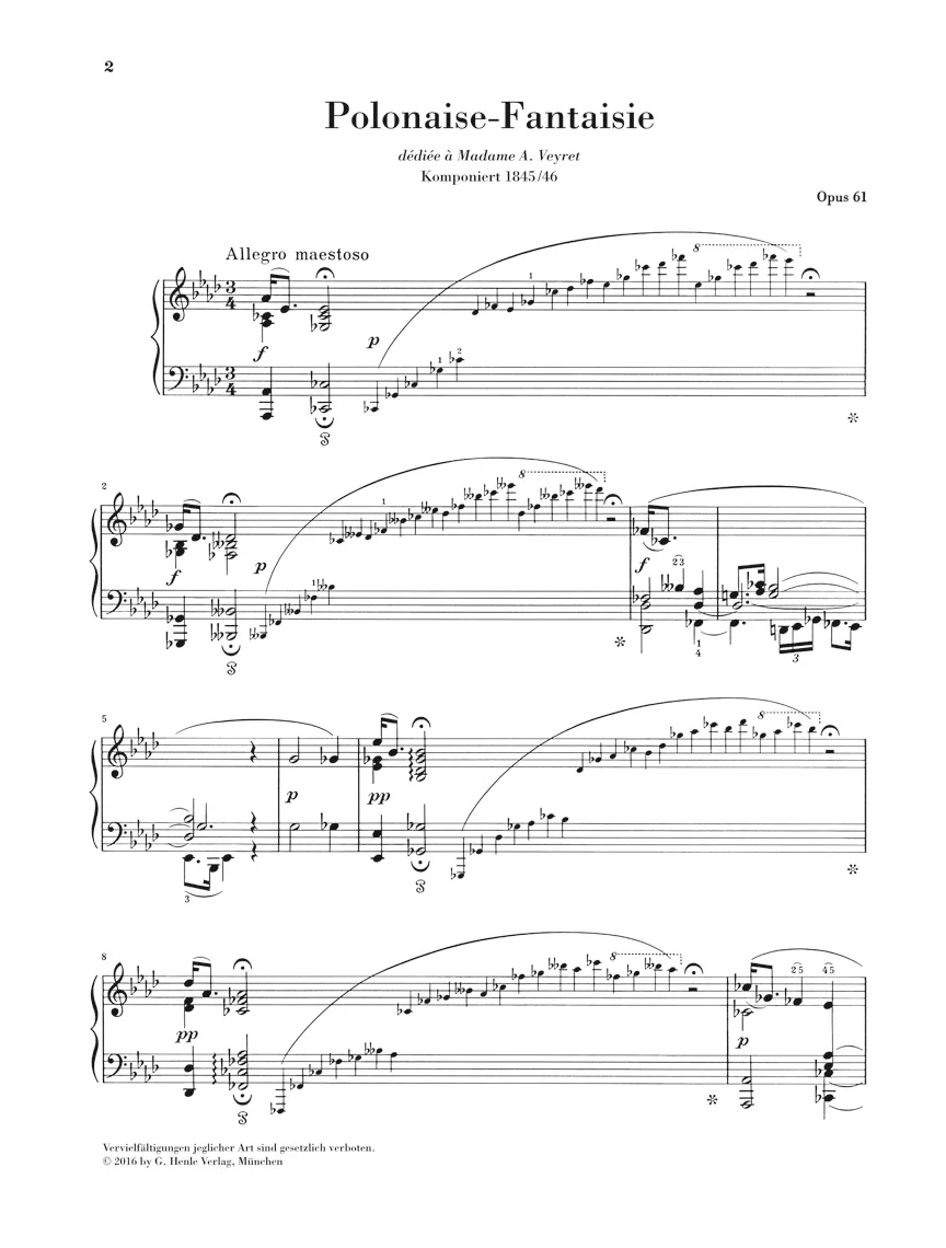 Chopin: Polonaise-Fantaisie in A flat major, Op. 61 - Image 2