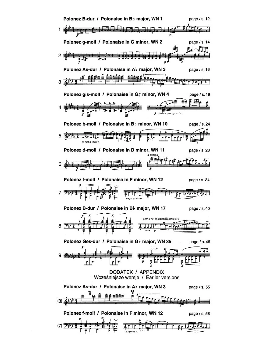 Chopin Polonaises Series B - Published Posthumously - Image 2