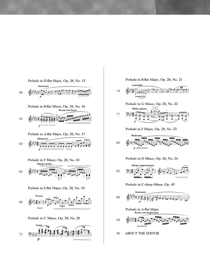 Chopin - Preludes - Schirmer Performance Editions - Image 4