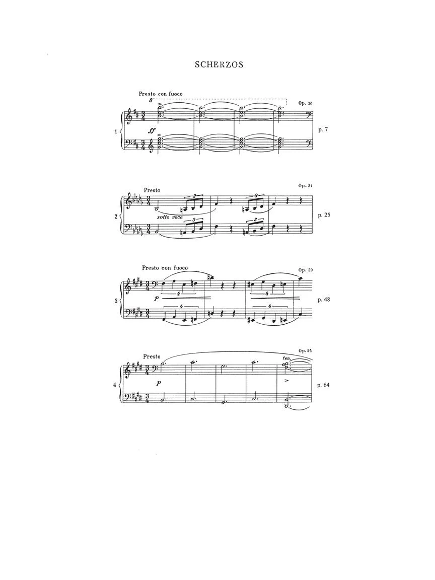 Chopin Scherzos Paderewski Edition - Image 2