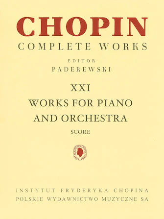 Chopin Works for Piano and Orchestra Full Score