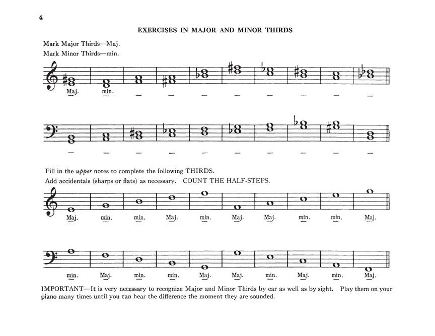 Thompson's Chord Speller - Schaum A Music Writing Book/Later Elementary Level - Image 3