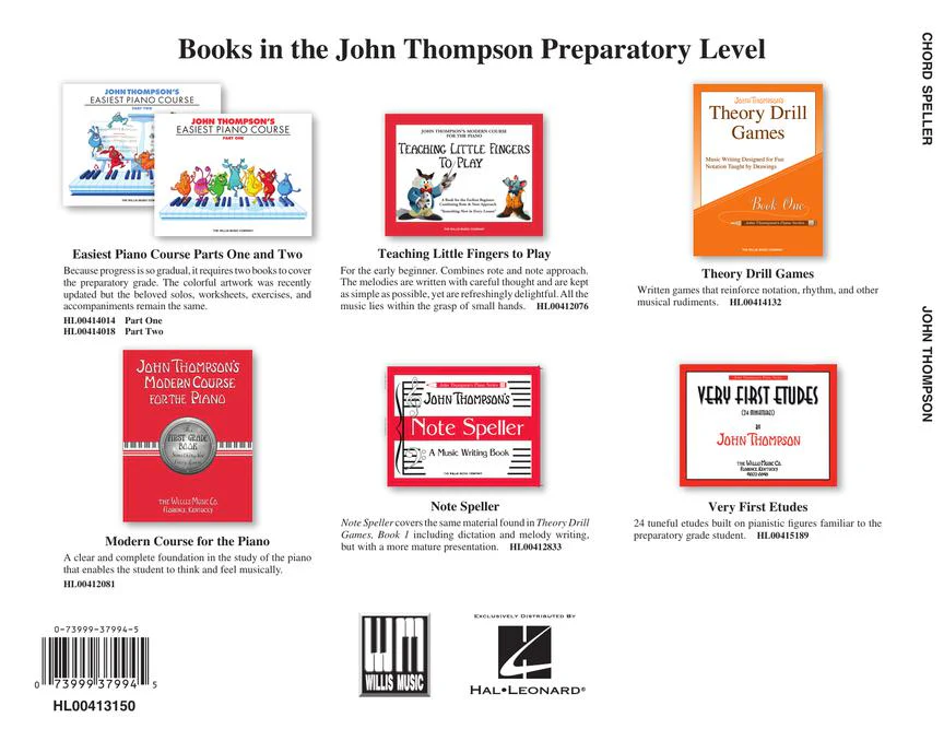Thompson's Chord Speller - Schaum A Music Writing Book/Later Elementary Level - Image 6
