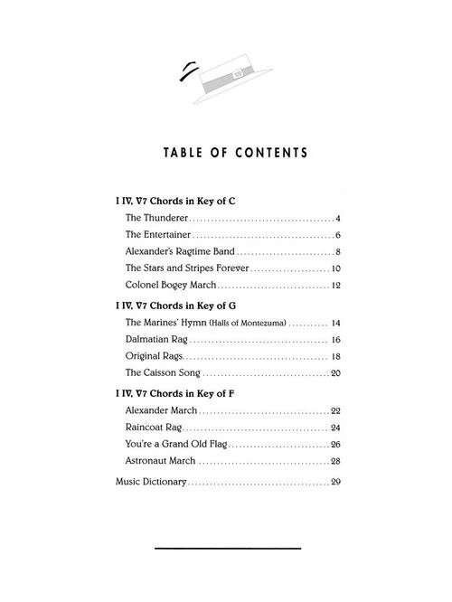 Faber Ragtime & Marches - Chordtime Piano - Level 2B - Image 3