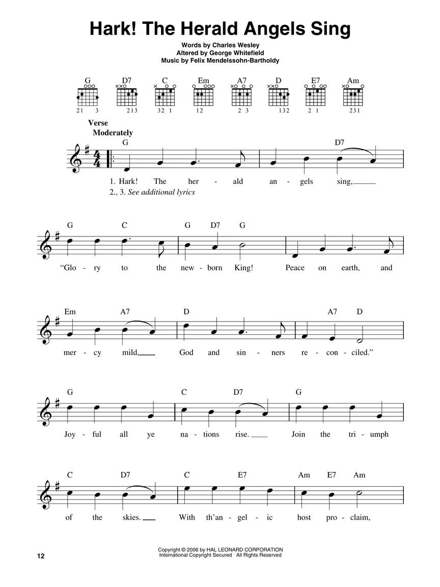 Christmas Carols for Easy Guitar - Image 4