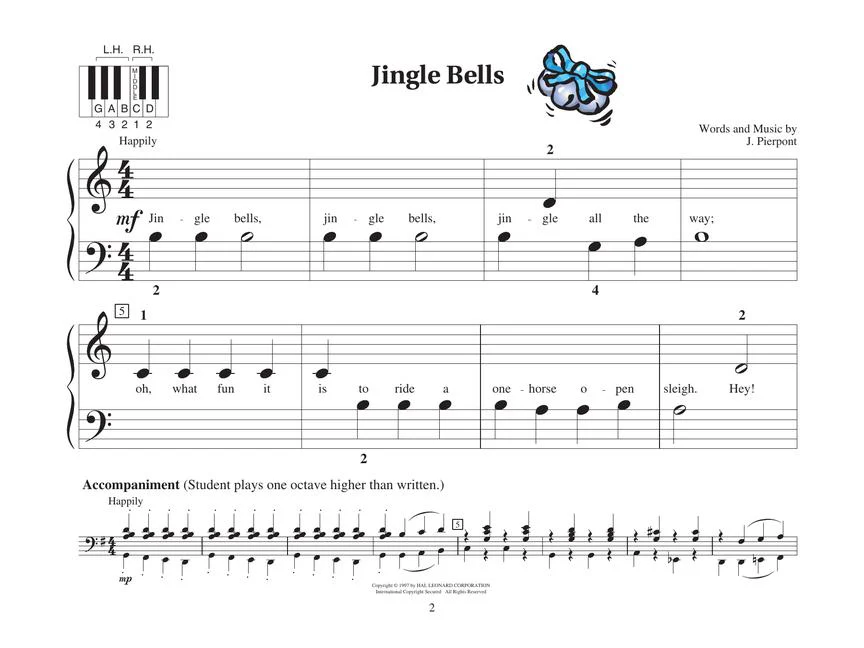 Christmas Piano Solos - Level 1 - Hal Leonard Student Piano Library - Image 3