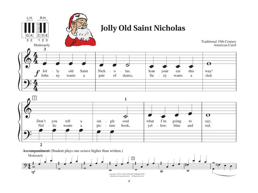 Christmas Piano Solos - Level 1 - Hal Leonard Student Piano Library - Image 4