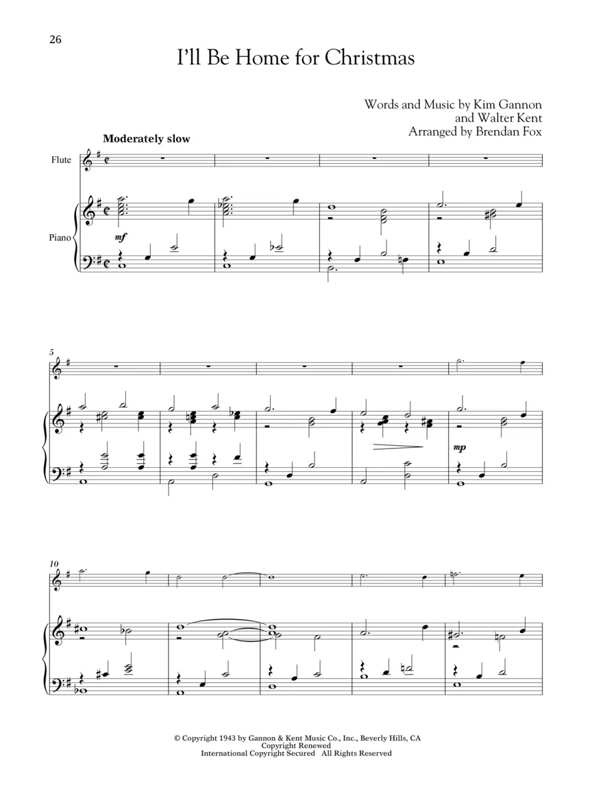 Christmas Classics for Flute and Piano - Image 3