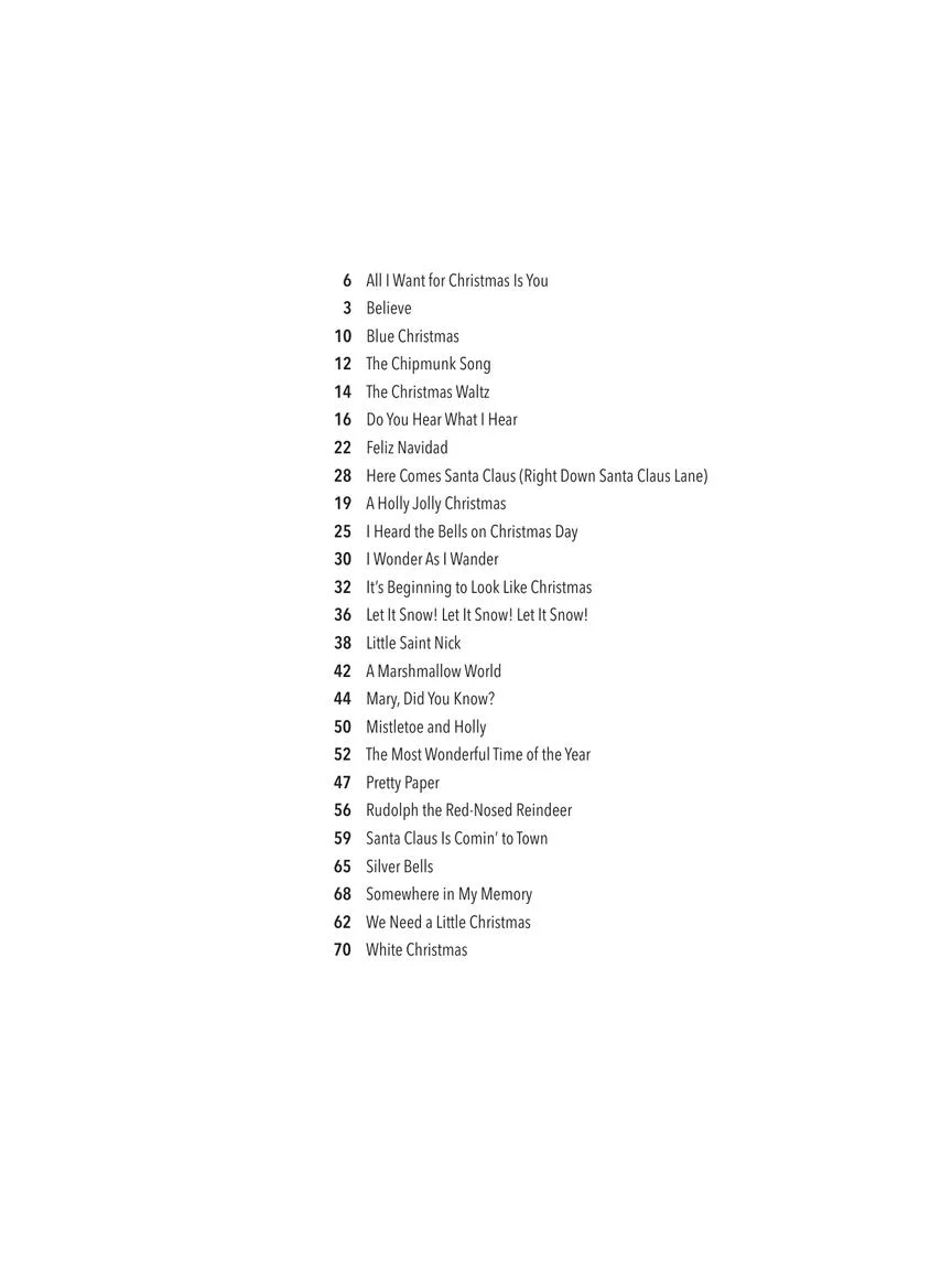 Christmas Songs – In Easy Keys - Image 3