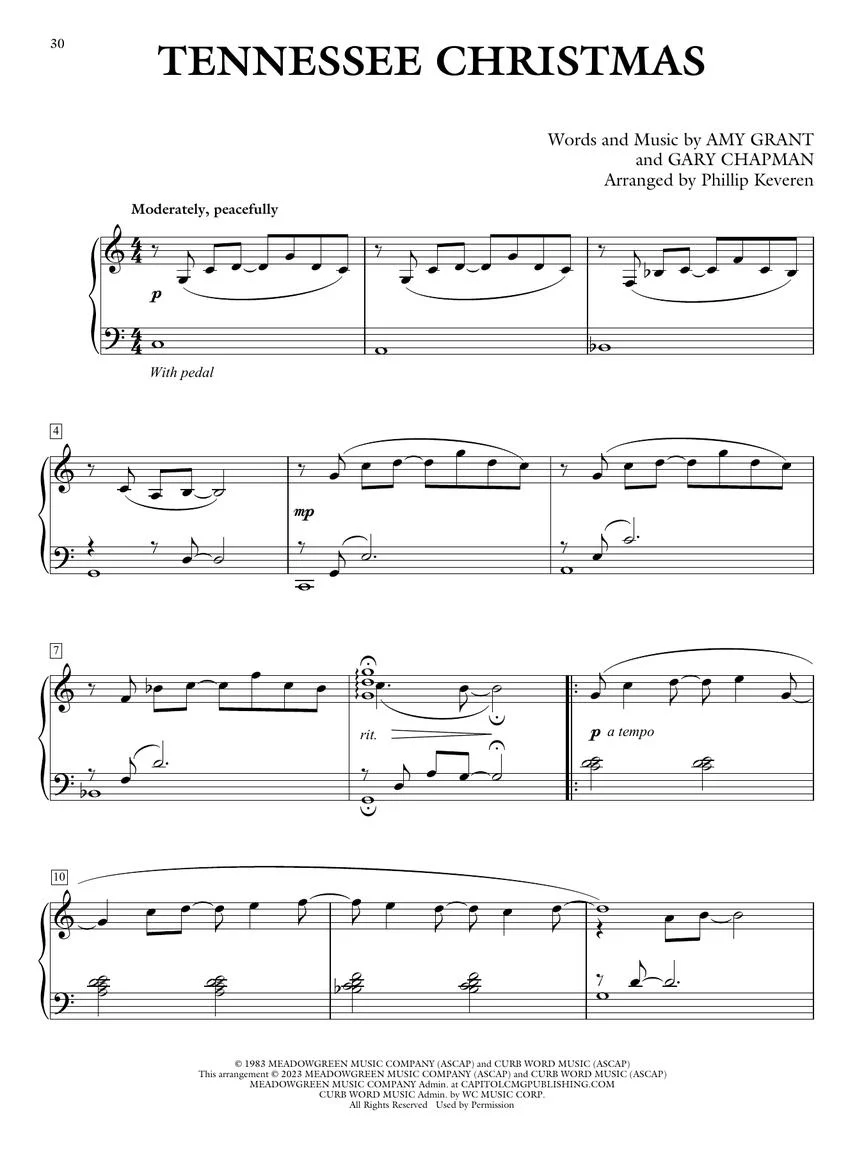 Christmas Standards 15 Elegant Arrangements for Piano - Image 5