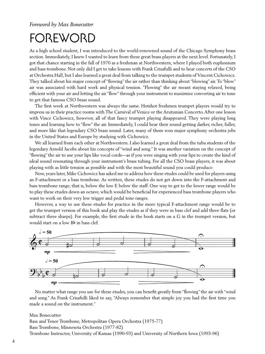 Cichowicz – Fundamental Studies for the Developing Trombone Player - Image 5