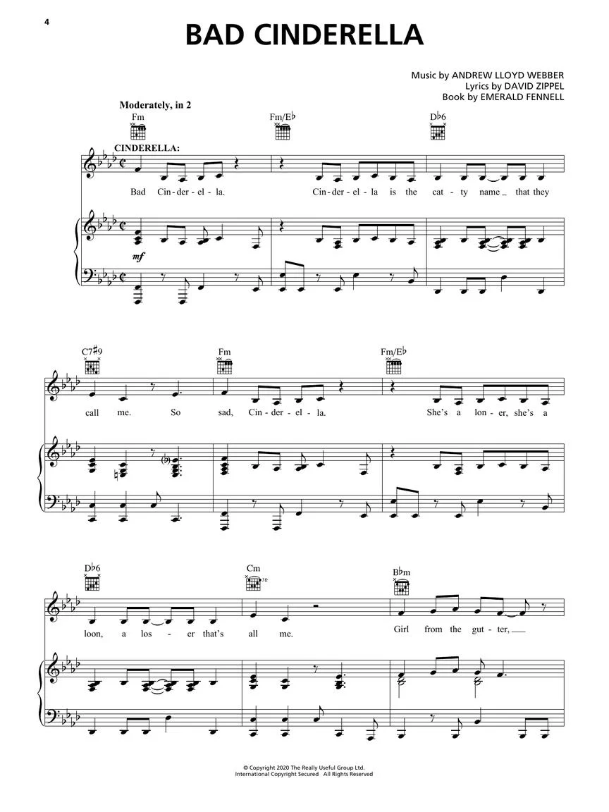 Cinderella Piano Vocal Selections - Image 3