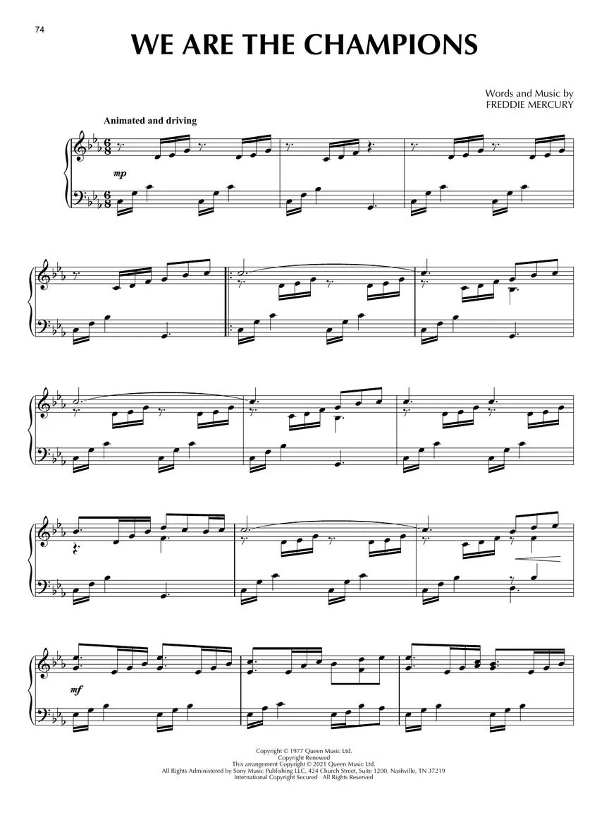Classic Rock Songs in a Classical Style for Piano Solo - Image 5
