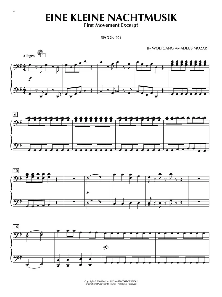 Classical for Two - Piano Duet Play-Along Volume 28 - Image 3