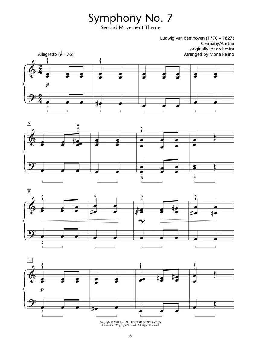 Classical Themes - Level 4 (Hal Leonard Student Piano Library) - Image 5