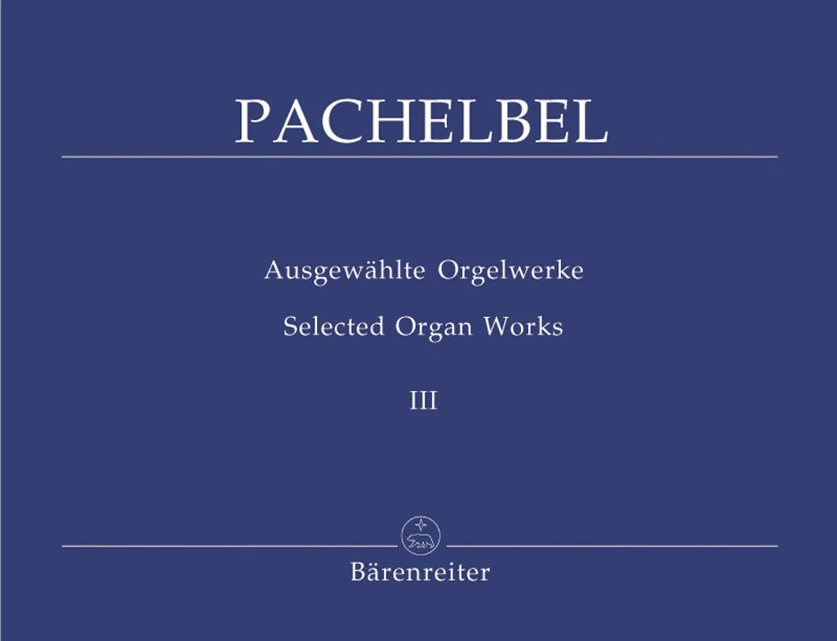 Clearance: Pachelbel Selected Organ Works, Volume 3 -Chorale Preludes, Part II