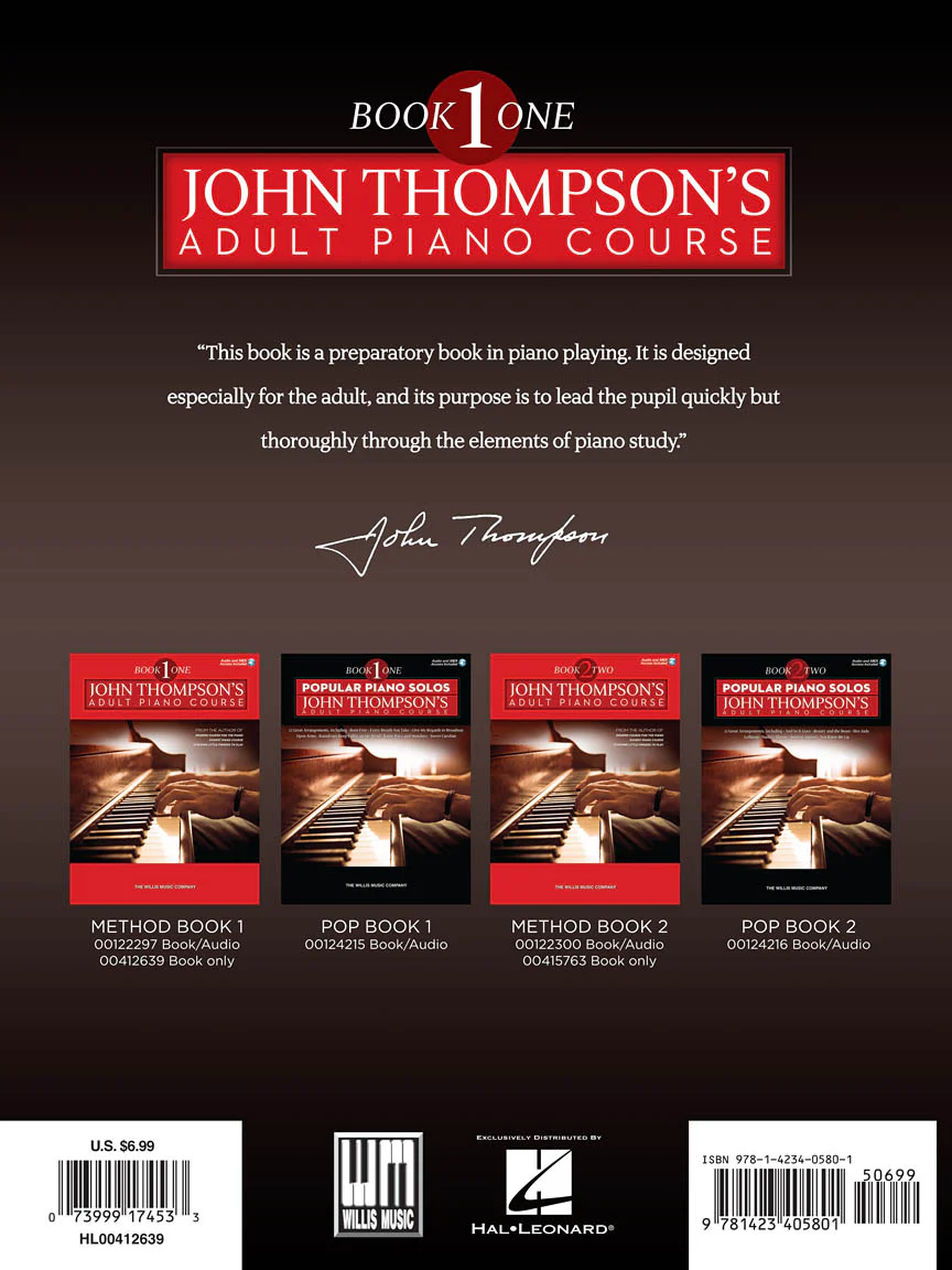 Thompson, John - Adult Piano Course - Book 1 - Image 2