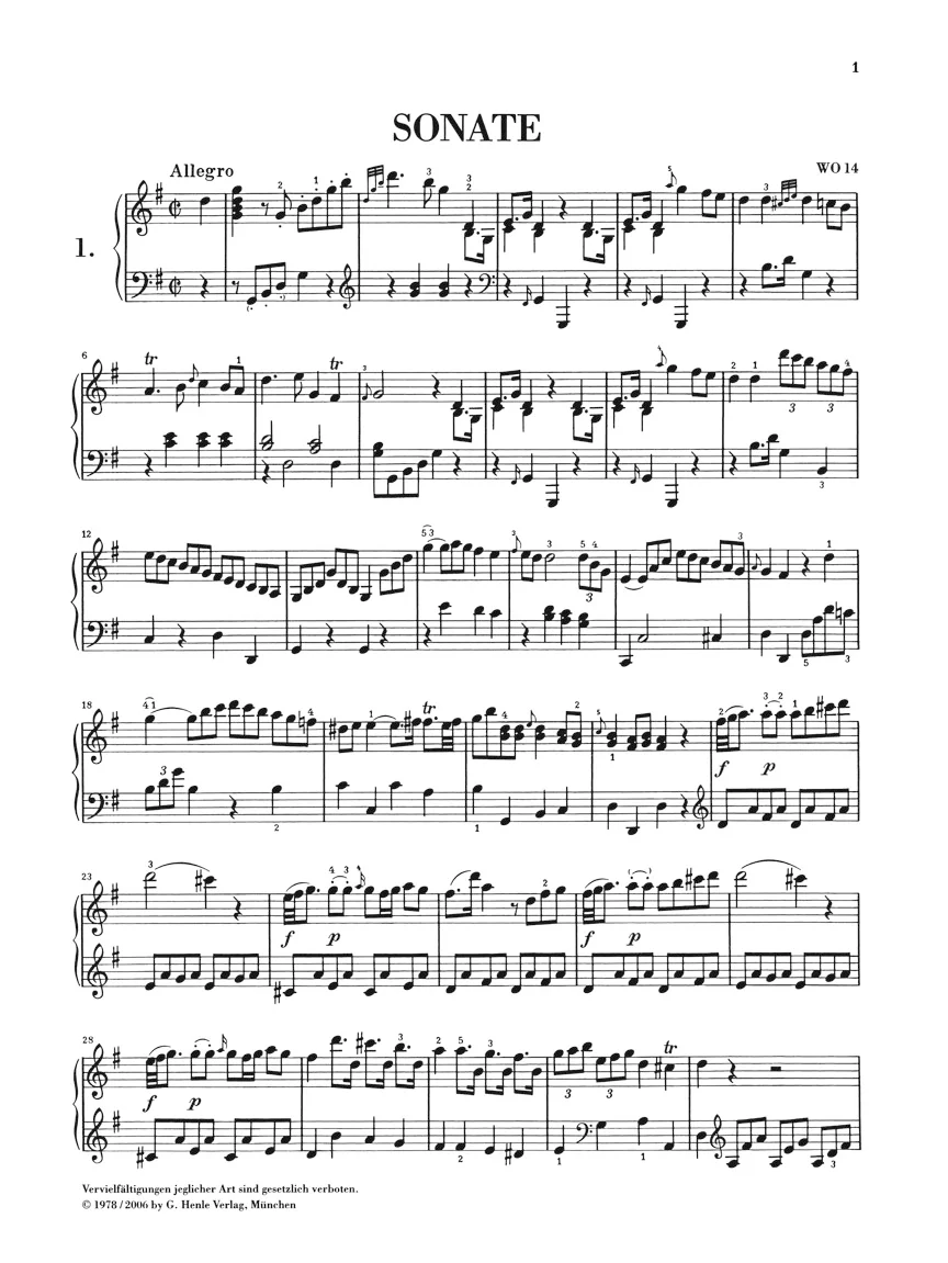 Clementi: Selected Piano Sonatas, Volume I (1768-1785) - Image 3