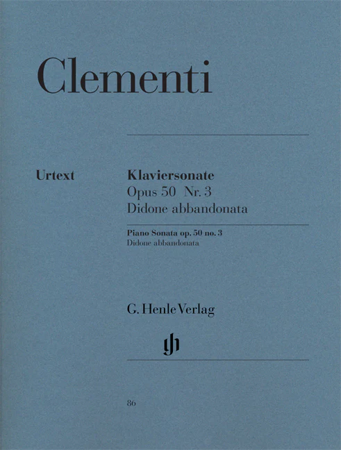 Clementi: Piano Sonata "Didone abbandonata", Scena Tragica g minor, Op. 50,3