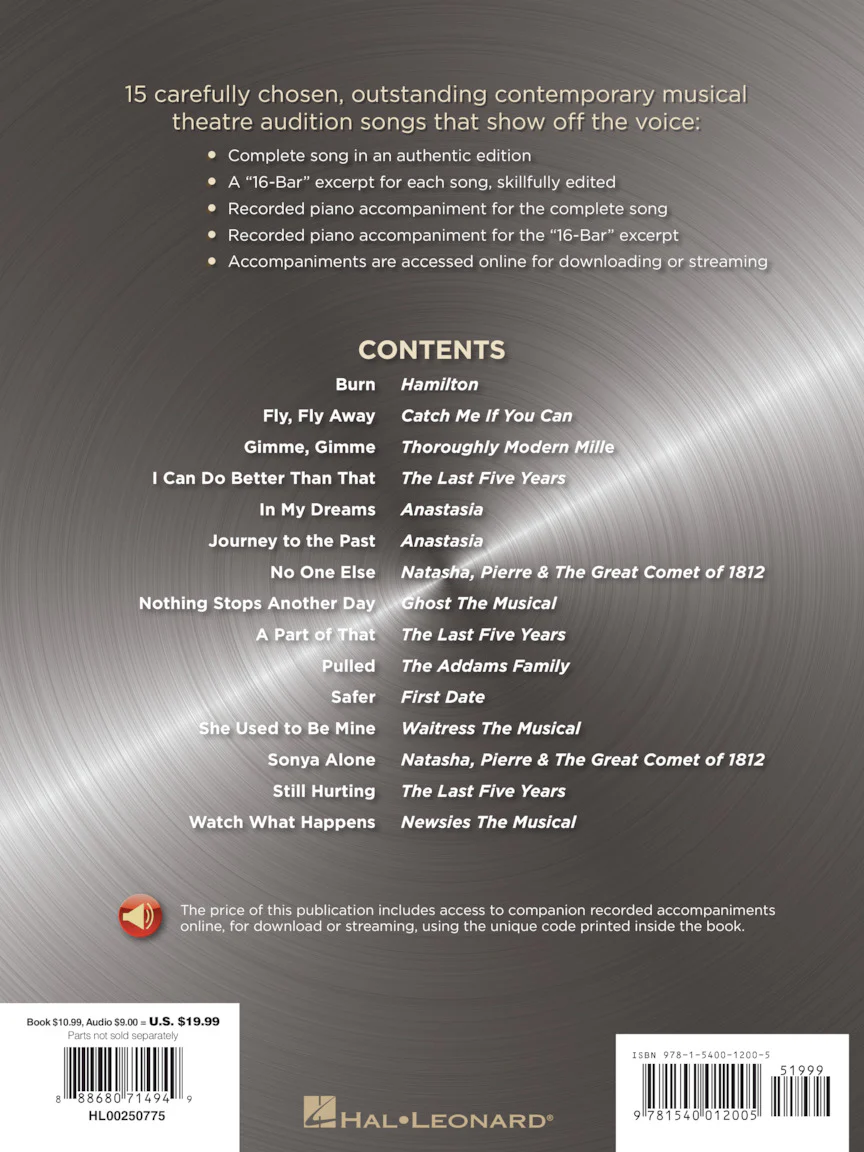 Contemporary Broadway Audition: Women's Edition - Book/Online Audio - Image 9