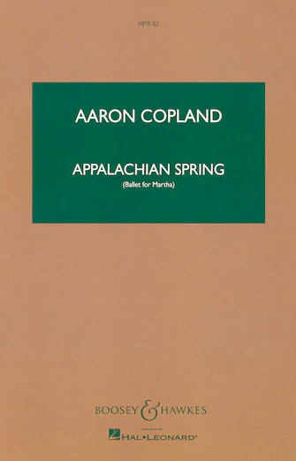 Copland: Appalachian Spring Ballet for Martha (Study Score)