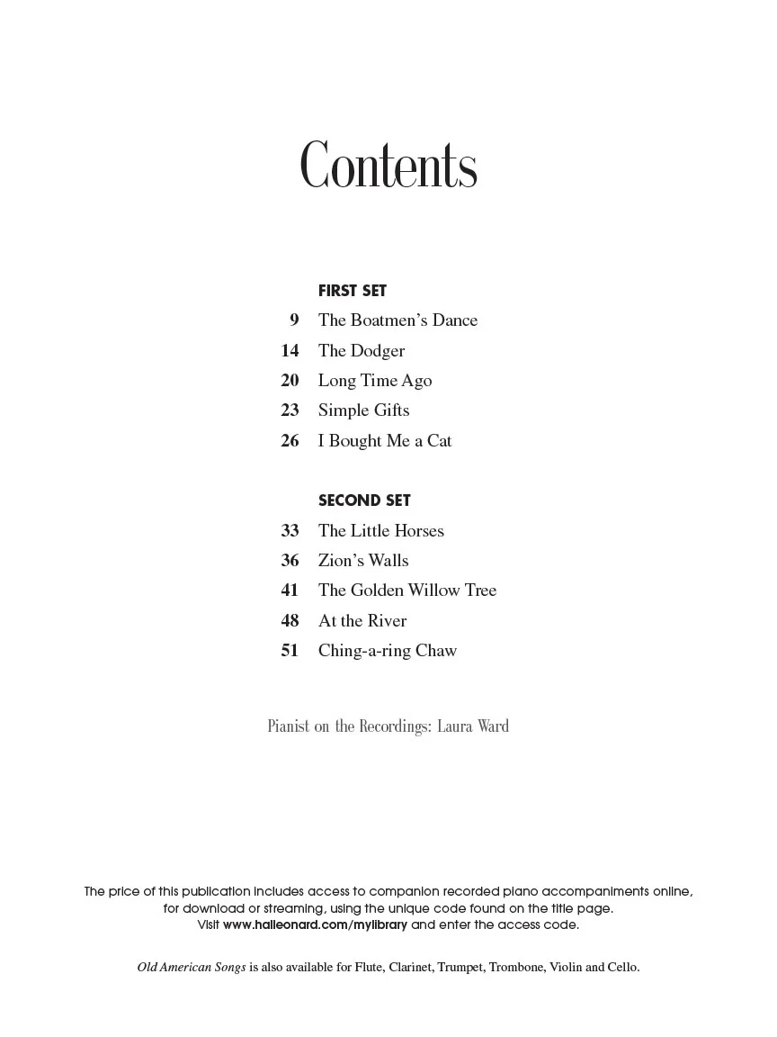Copland: Old American Songs - Horn - Image 2
