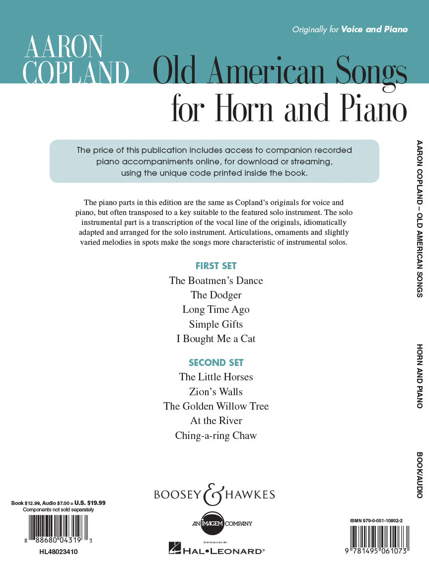 Copland: Old American Songs - Horn - Image 6
