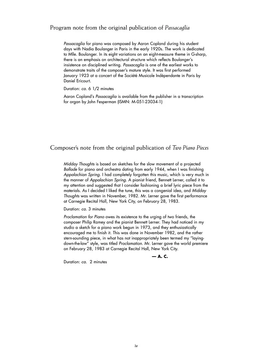 Copland: The Copland Piano Collection - Image 4