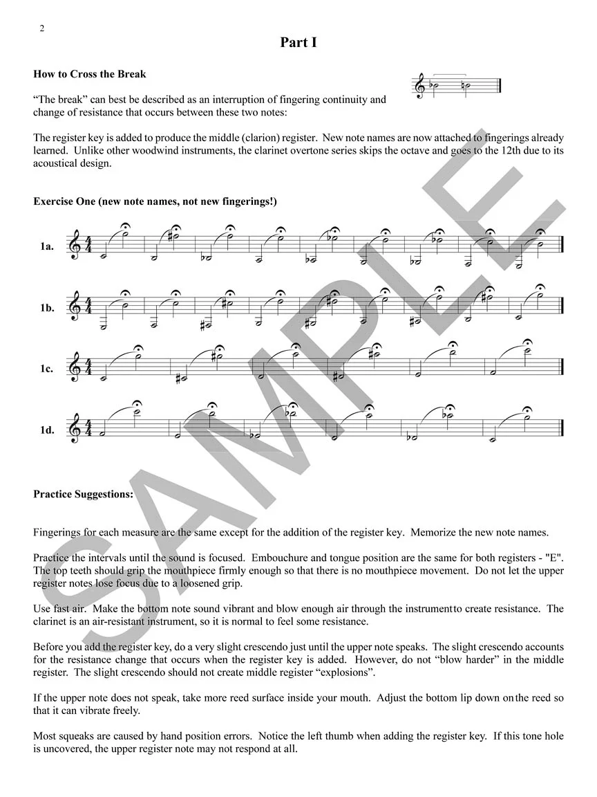 Break, The: Mastering the Middle Register of the Clarinet - Image 3