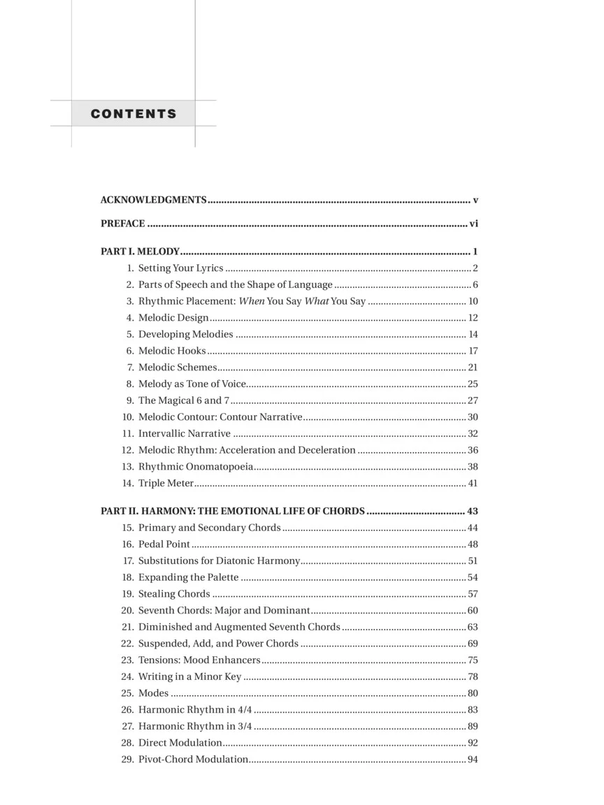 Craft of Songwriting, The - Image 2