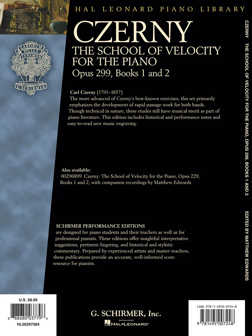 Czerny - School of Velocity - Schirmer Performance Editions - Image 2