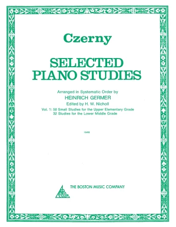 Czerny Selected Piano Studies - Vol. 1