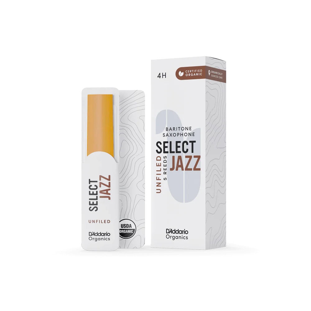 Reed: D'Addario Organic Select Jazz Baritone Saxophone, Unfiled (5 pk) - Image 7