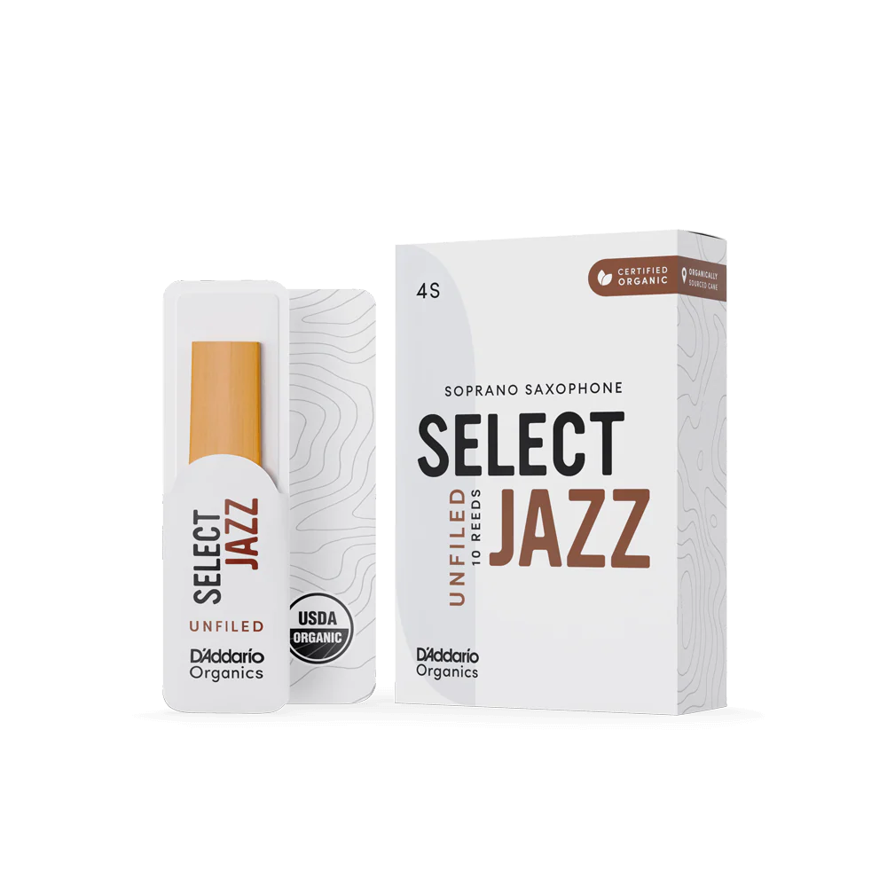Reed: D'Addario Organic Select Jazz Soprano Saxophone, Unfiled (10 pk) - Image 5