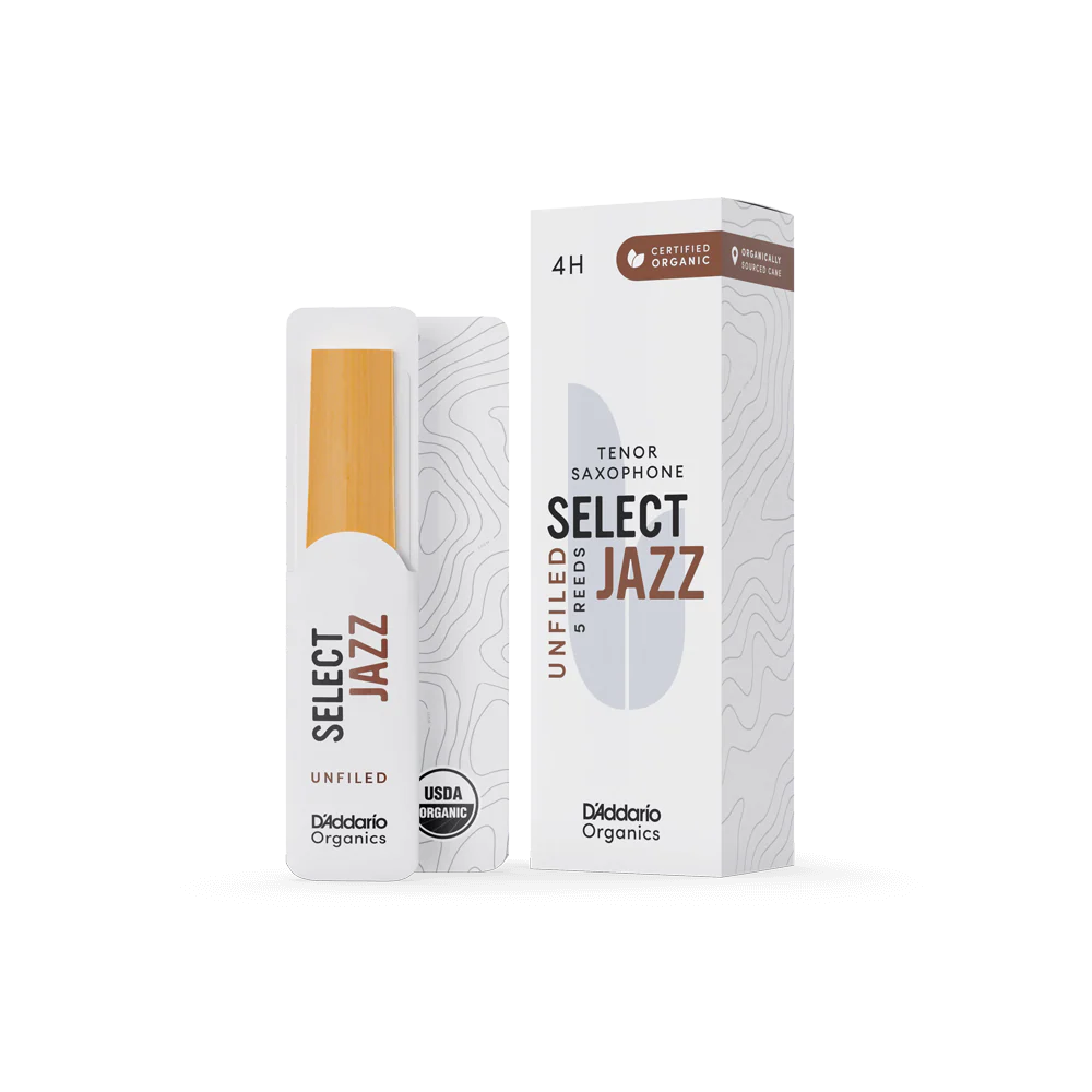 Reed: D'Addario Organic Select Jazz Tenor Saxophone, Unfiled (5 pk) - Image 7