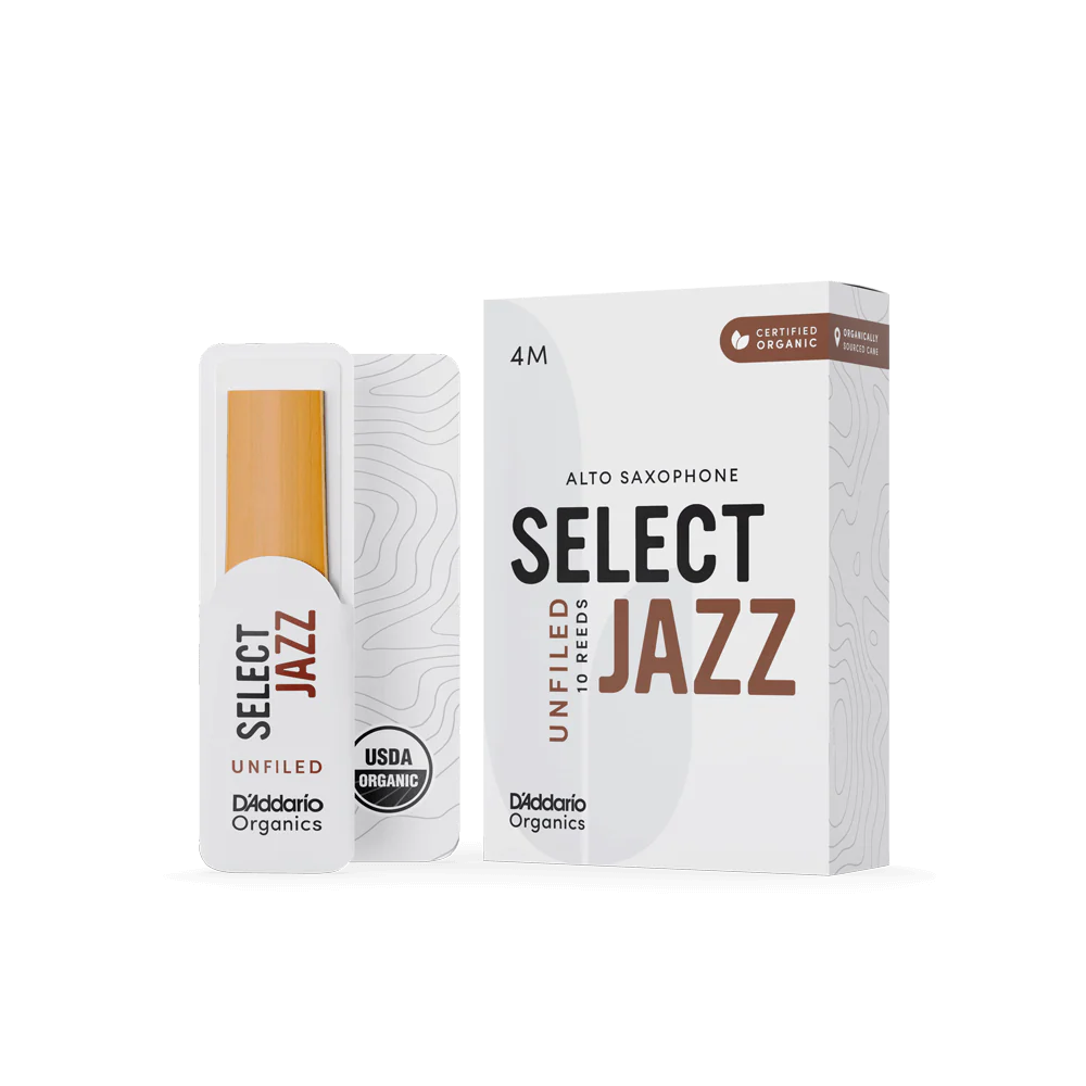 Reed: D'Addario Organic Select Jazz Alto Saxophone, Unfiled (10 pk) - Image 6