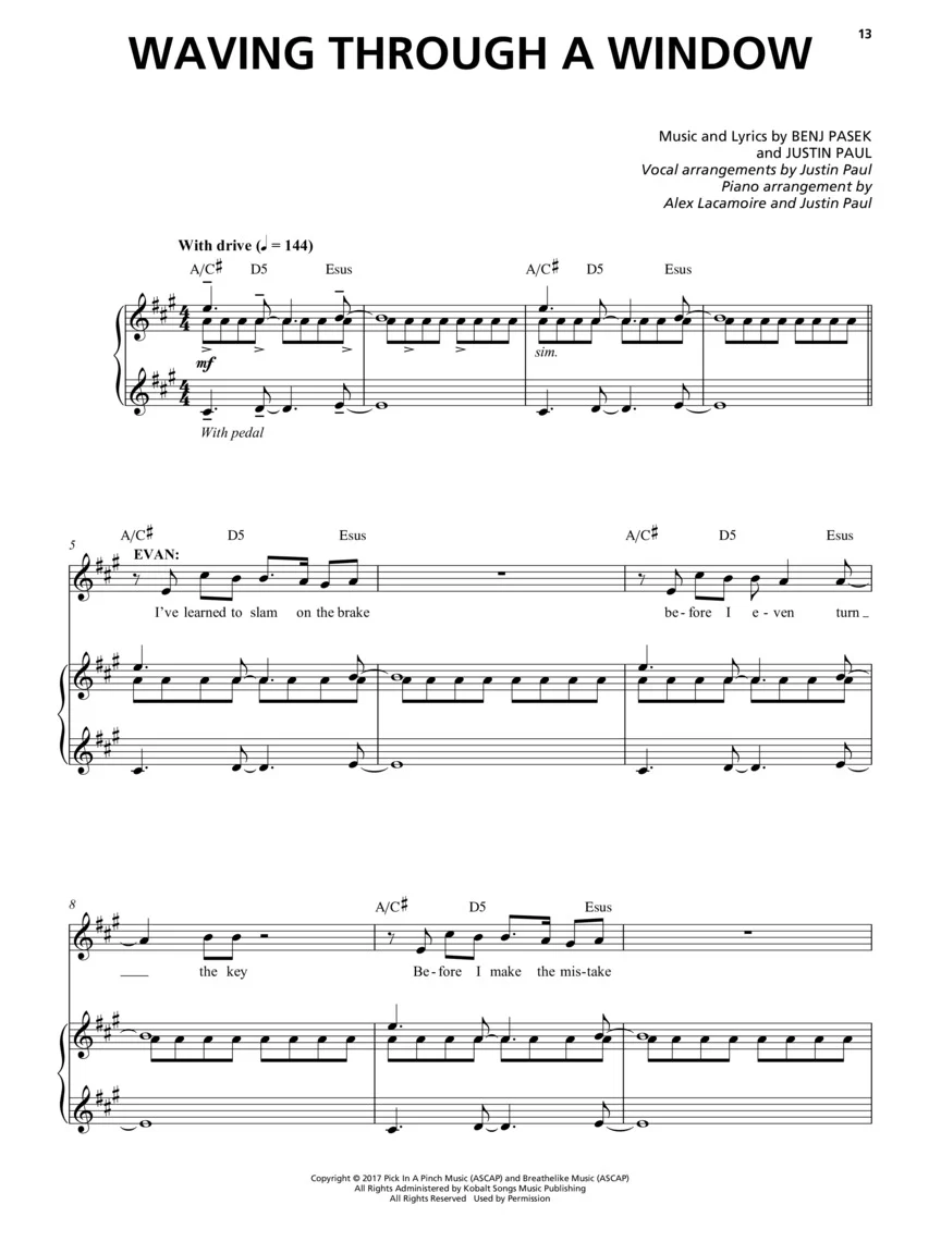Dear Evan Hansen Vocal Selections - Image 3