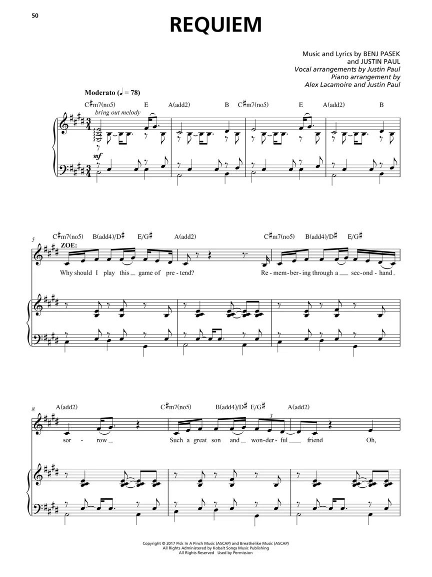 Dear Evan Hansen Vocal Selections - Image 6