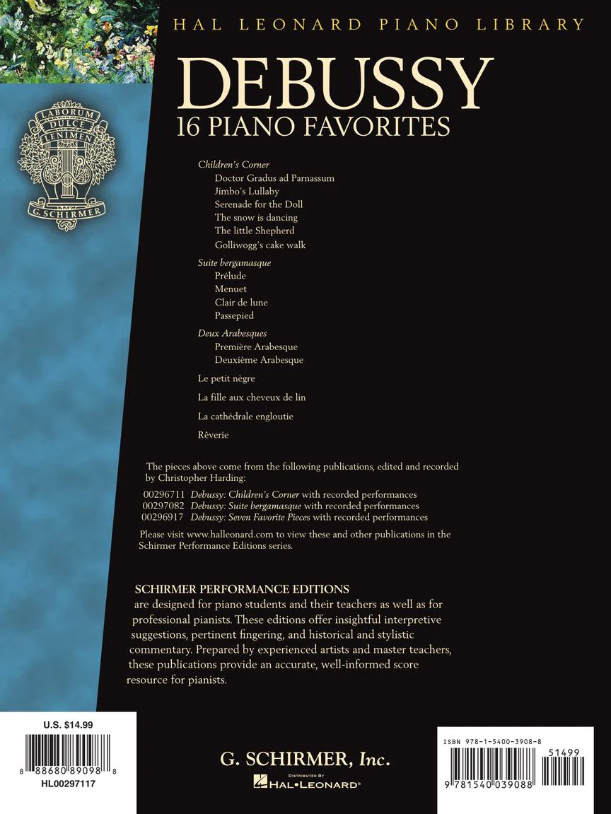 Debussy - 16 Piano Favorites - Schirmer Performance Editions - Image 19