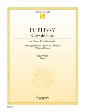 Debussy Clair de Lune from 'Suite Bergamasque' Piano