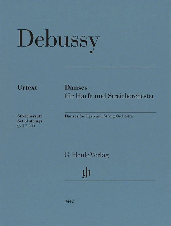 Debussy: Danses for Harp and String Orchestra for Chamber Orchestra  Set of String Parts