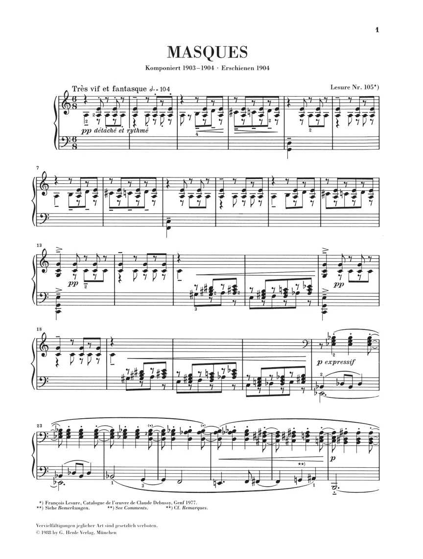 Debussy: Masques - Image 2