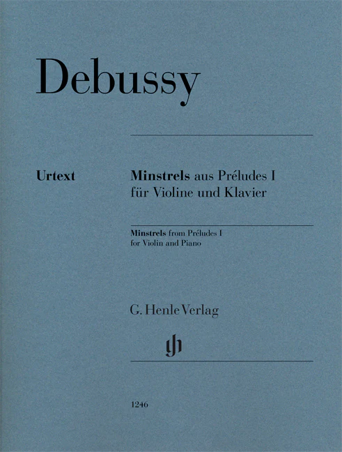 Debussy: Minstrels from Préludes I for Violin and Piano