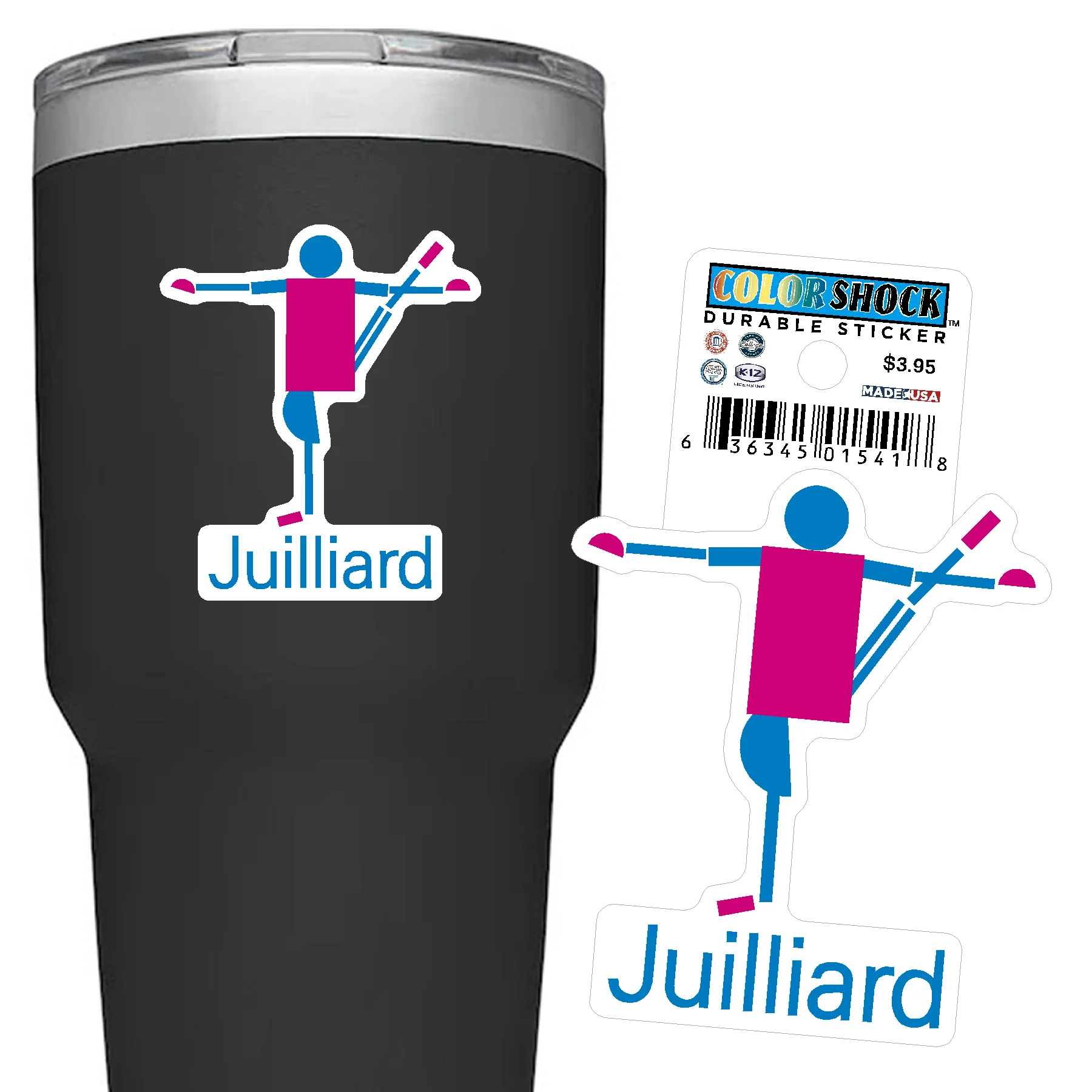 Decal: Juilliard Durable Sticker Icons - Image 3