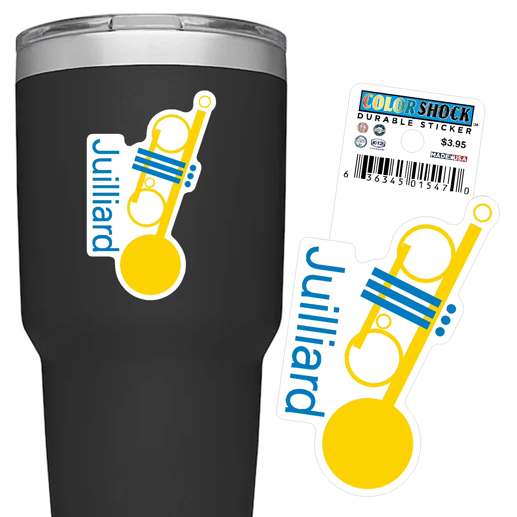 Decal: Juilliard Durable Sticker Icons - Image 4