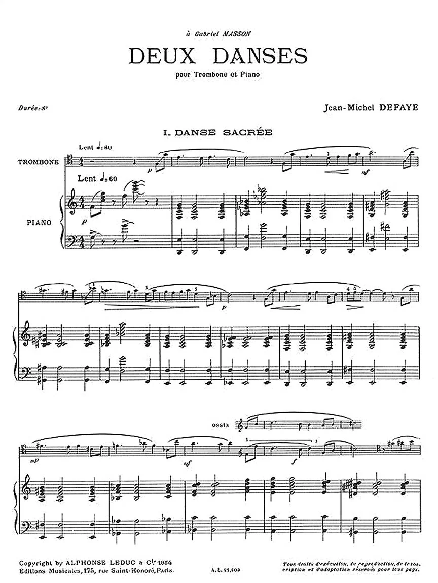 Defaye Two Dances - Image 2