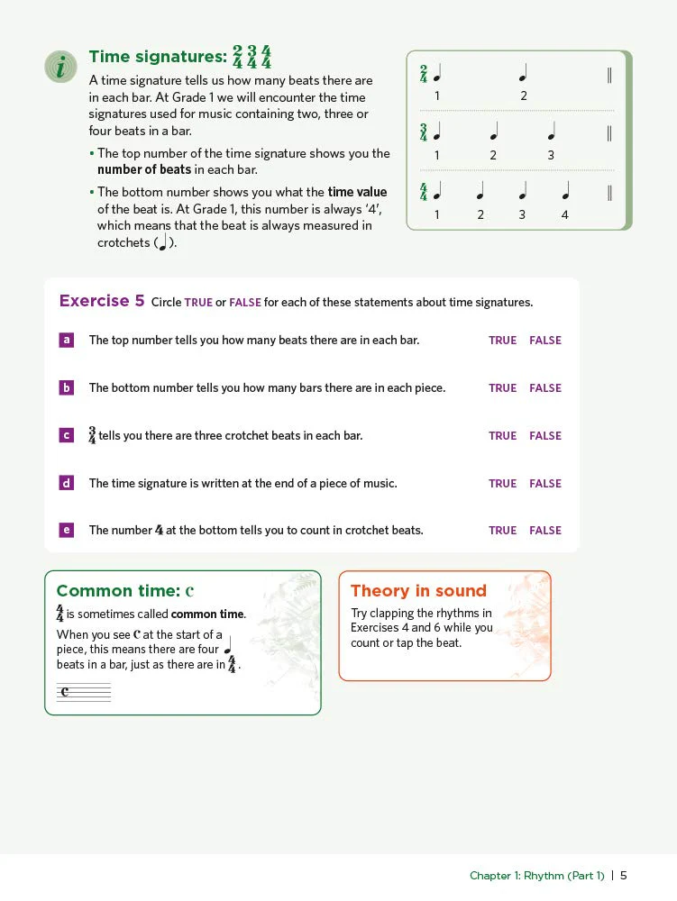 Discovering Music Theory Grade 1 - Image 7