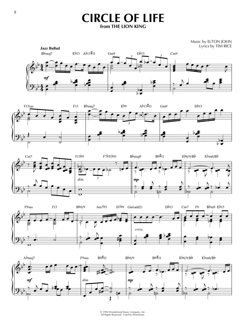 Disney Favorites - Jazz Piano Solos Series Vol. 51 - Image 3