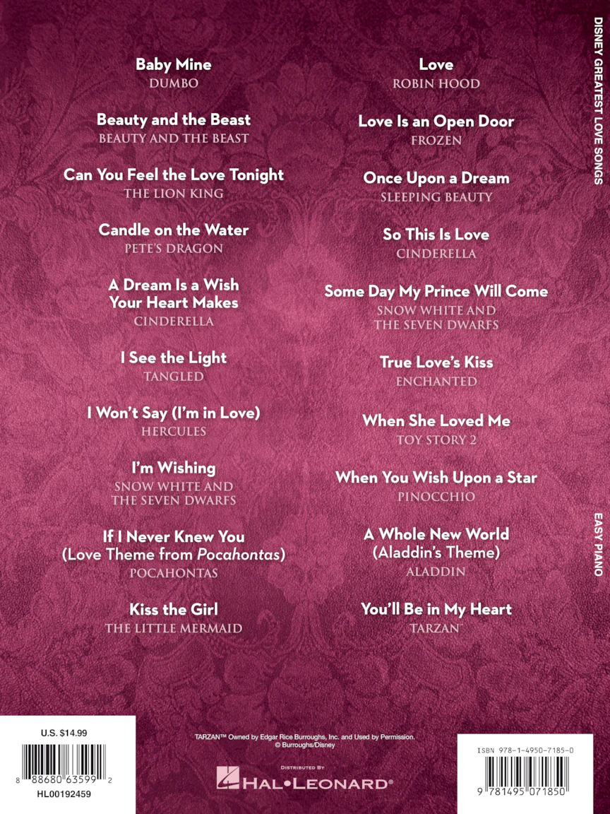 Disney Greatest Love Songs - Image 6